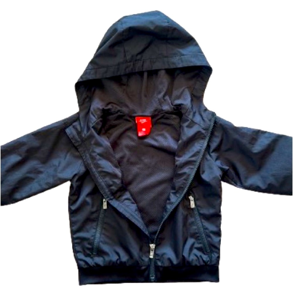 Nike Kids Black Hooded Jacket 4T zip up - Picture 2 of 7